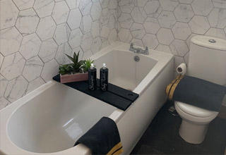 Marble Tiled Bathroom